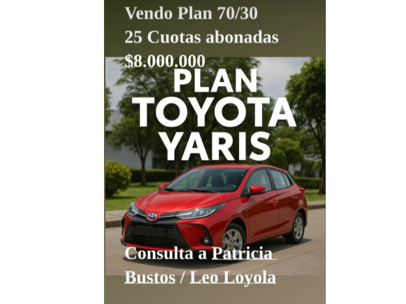 Plan Toyota yaris